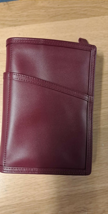 Bíbliuumslag - kálvaskinn - minni stødd - bordeaux